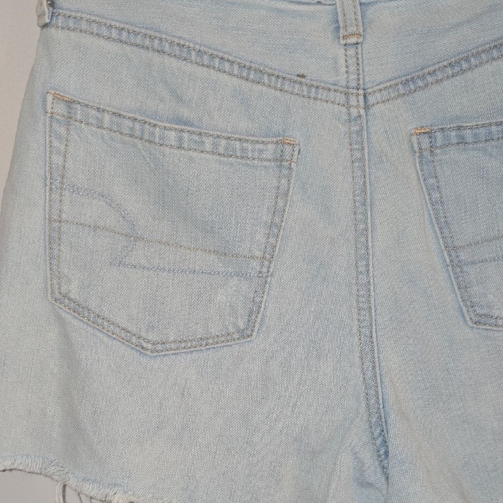 American Eagle Light Blue Jean Shorts with Lace Trim LOT J - Picture 4 of 6